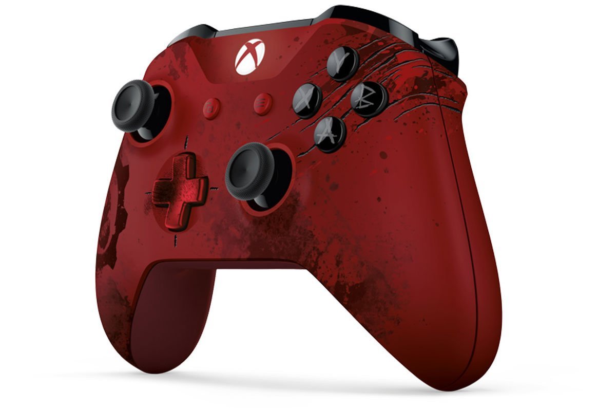Xbox One Wireless Controller - Gears of War 4 Crimson Omen Limited Edition [Xbox One Accessory] Xbox One Accessories Microsoft   