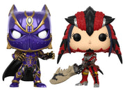 Funko POP! Games - Marvel Vs. Capcom Infinite: Black Panther Vs. Monster Hunter Vinyl Bobble-heads 2-Pack Toys & Games Funko   