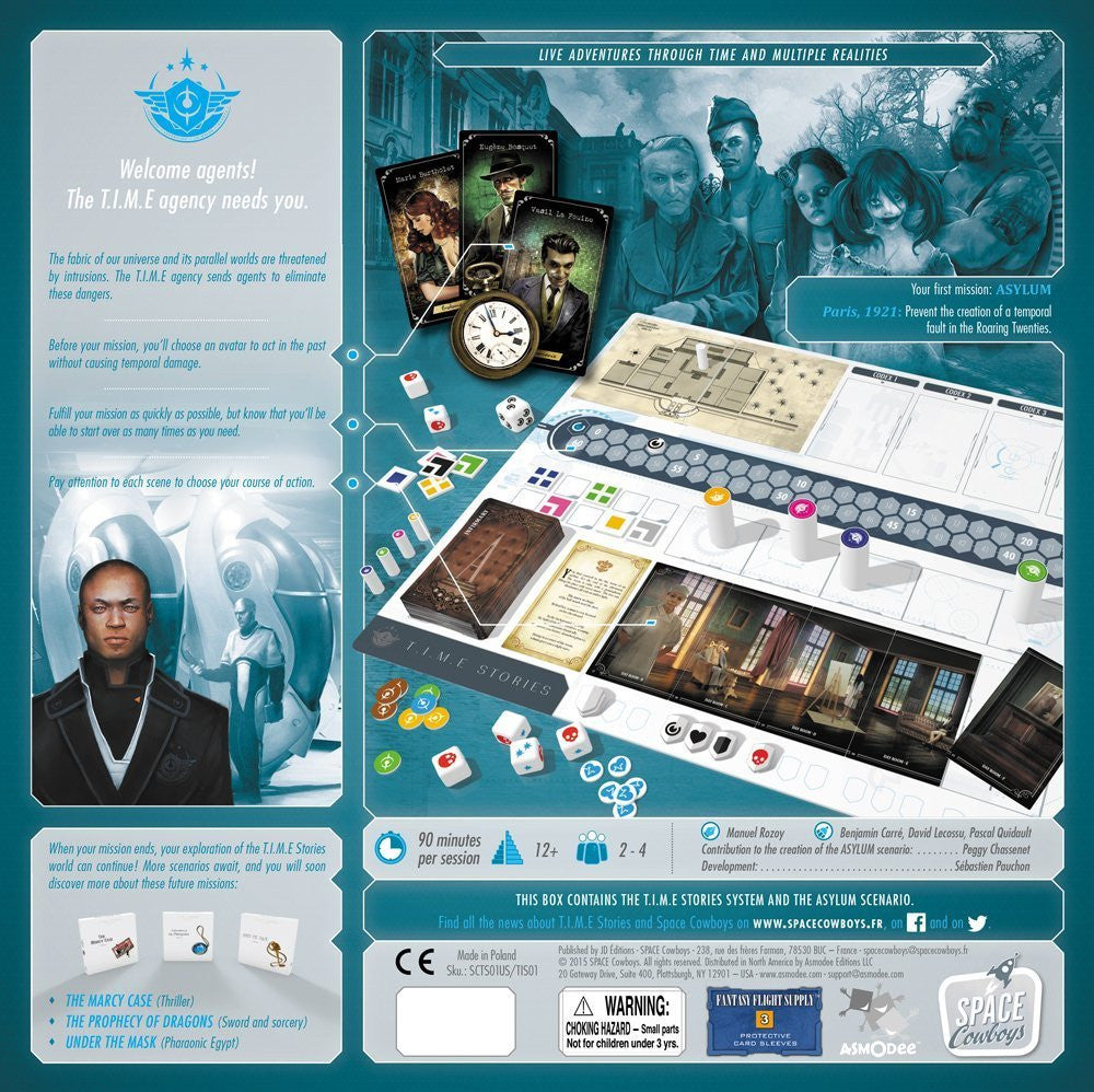 TIME Stories [Board Game, 2-4 Players] Board Game Asmodee   