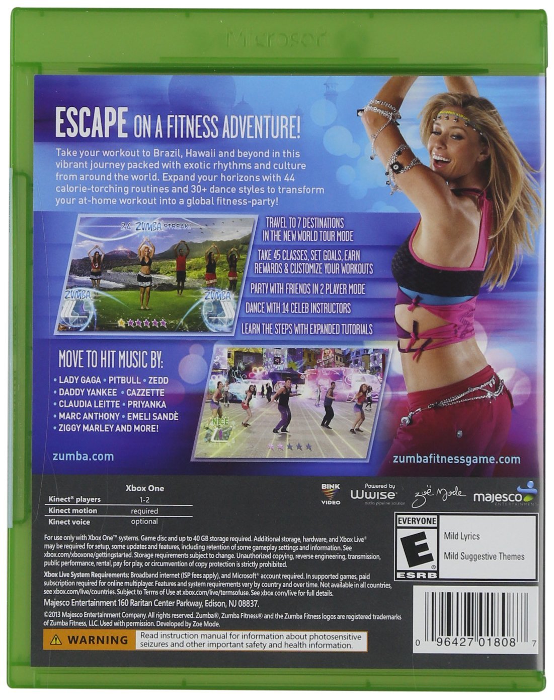Zumba Fitness World Party [Xbox One] Xbox One Video Game Majesco Entertainment   