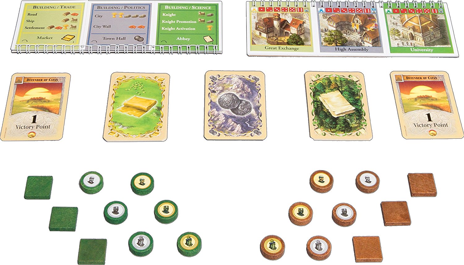 Catan: Cities & Knights - 5-6 Player EXTENSION - 5th Edition [Board Game, 5-6 Players] Board Game Mayfair Games   