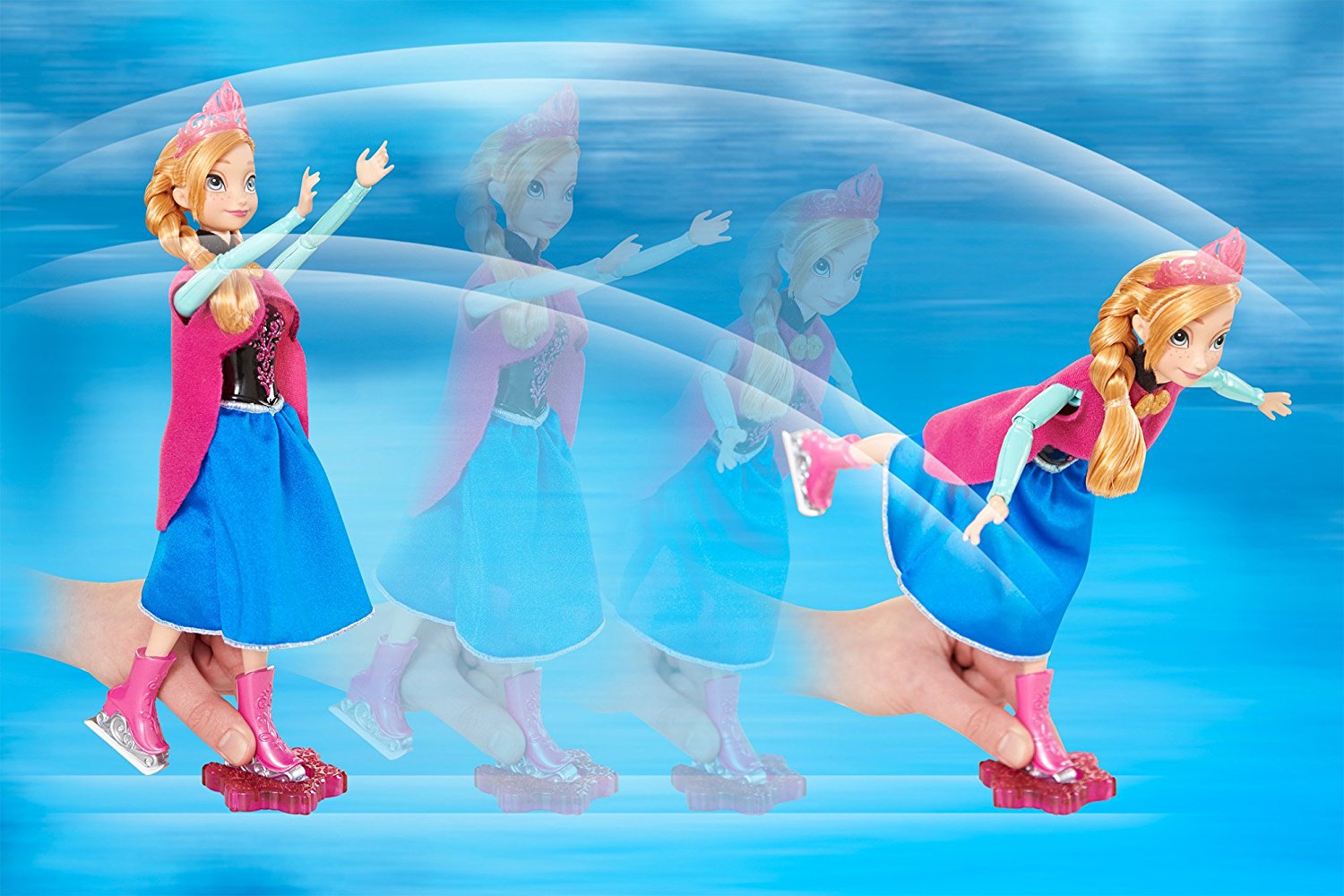 Disney Frozen - Ice Skating Anna Toys & Games Disney