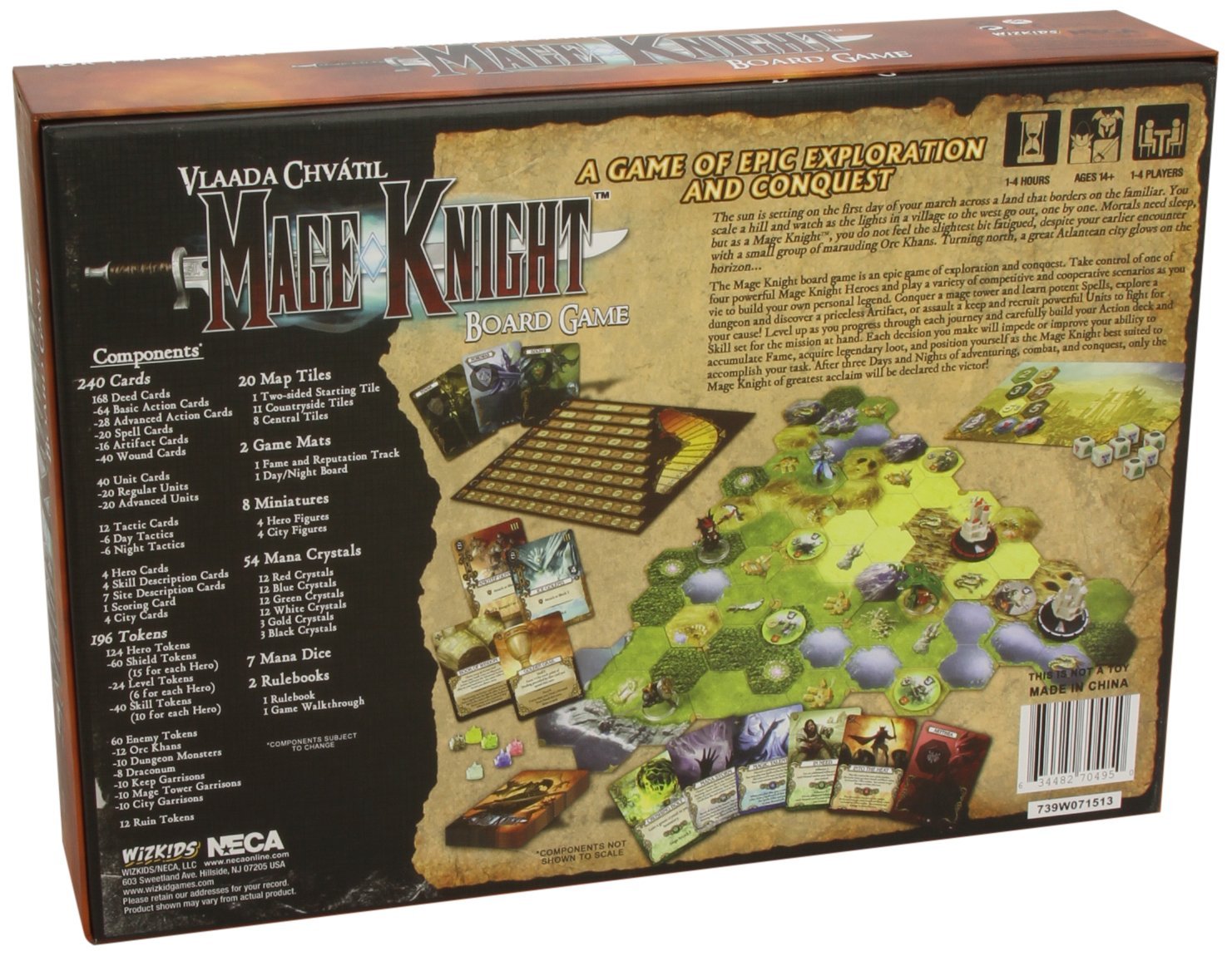 Mage Knight Board Game [Board Game, 1-4 Players] Board Game WizKids   