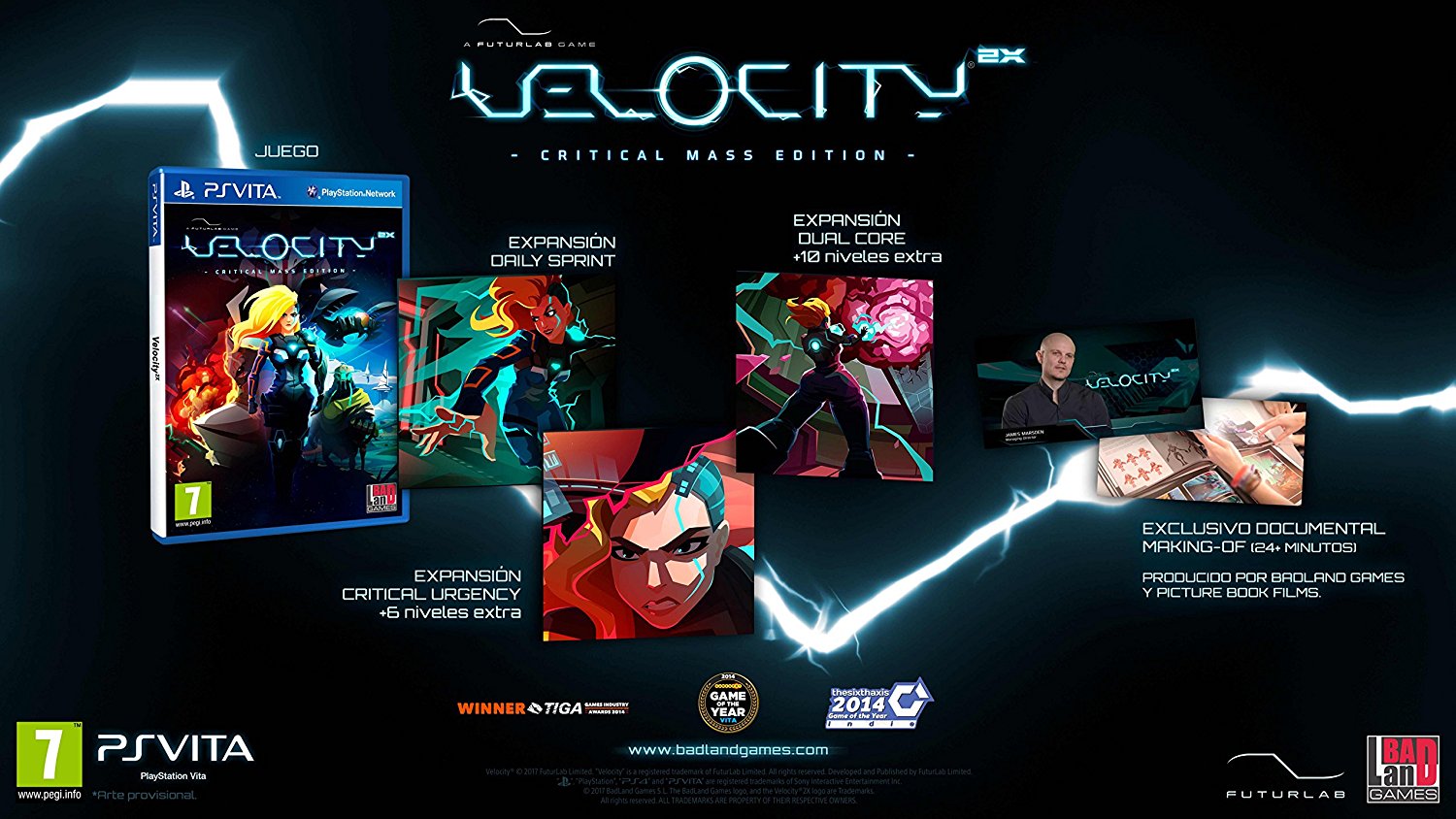 Velocity 2X: Critical Mass Edition [Sony PS Vita] Sony PS Vita Video Game Bad Land Games   