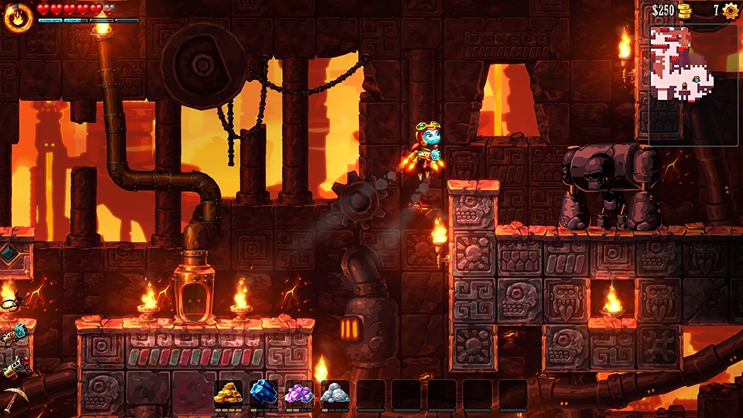 SteamWorld Dig 2 [PlayStation 4] PlayStation 4 Video Game Rising Star Games   