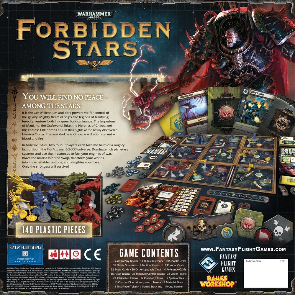 Warhammer 40,000: Forbidden Stars [Board Game, 2-4 Players] Board Game Fantasy Flight Games   