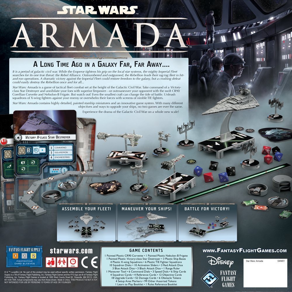 Star Wars: Armada [Board Game, 2 Players] Board Game Fantasy Flight Games   