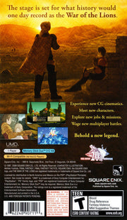 Final Fantasy Tactics: The War of the Lions [Sony PSP] Sony PSP Video Game Square Enix   