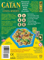 Catan: Cities & Knights - 5-6 Player EXTENSION - 5th Edition [Board Game, 5-6 Players] Board Game Mayfair Games   