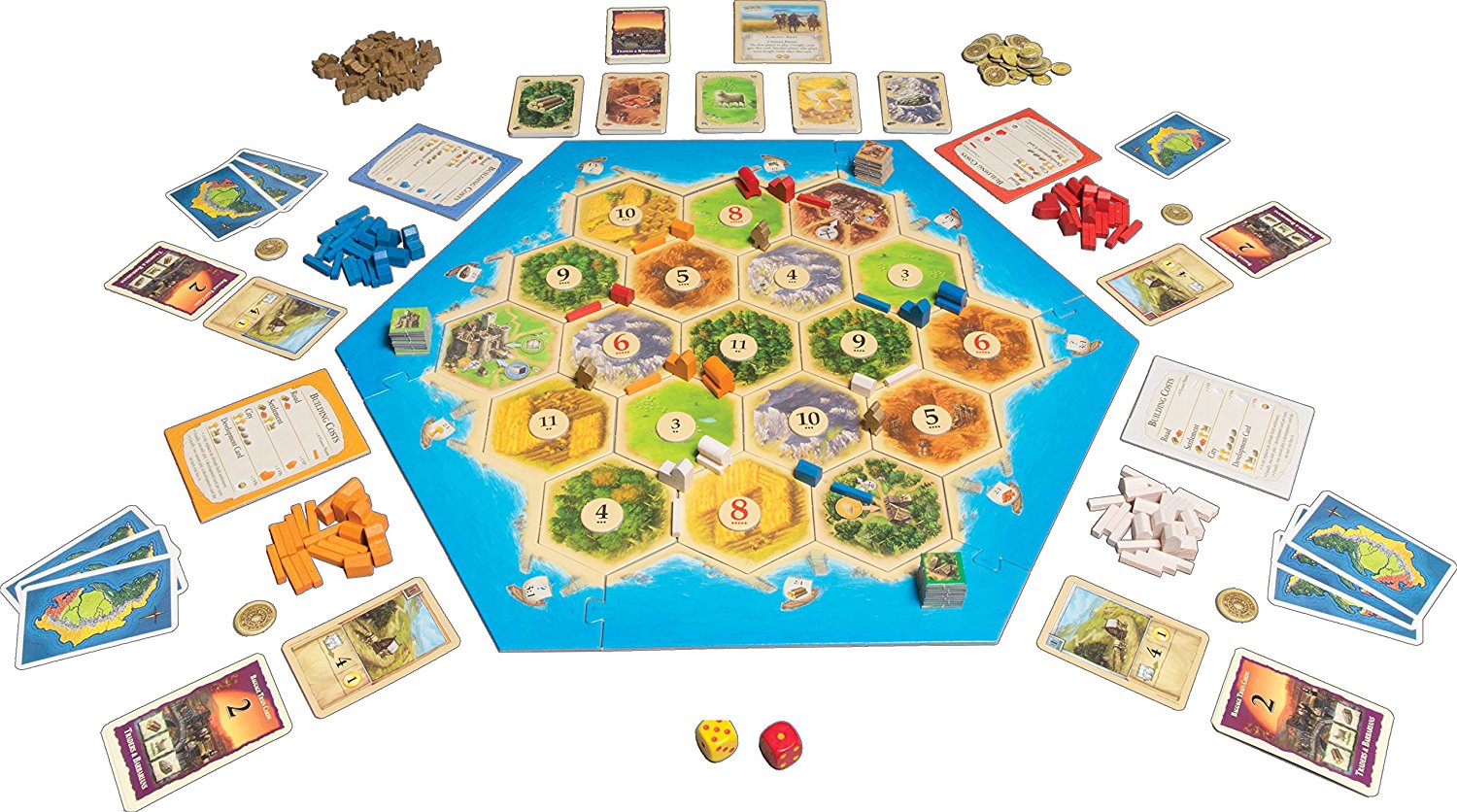 Catan: Traders and Barbarians Expansion - 5th Edition [Board Game, 2-4 Players] Board Game Mayfair Games   