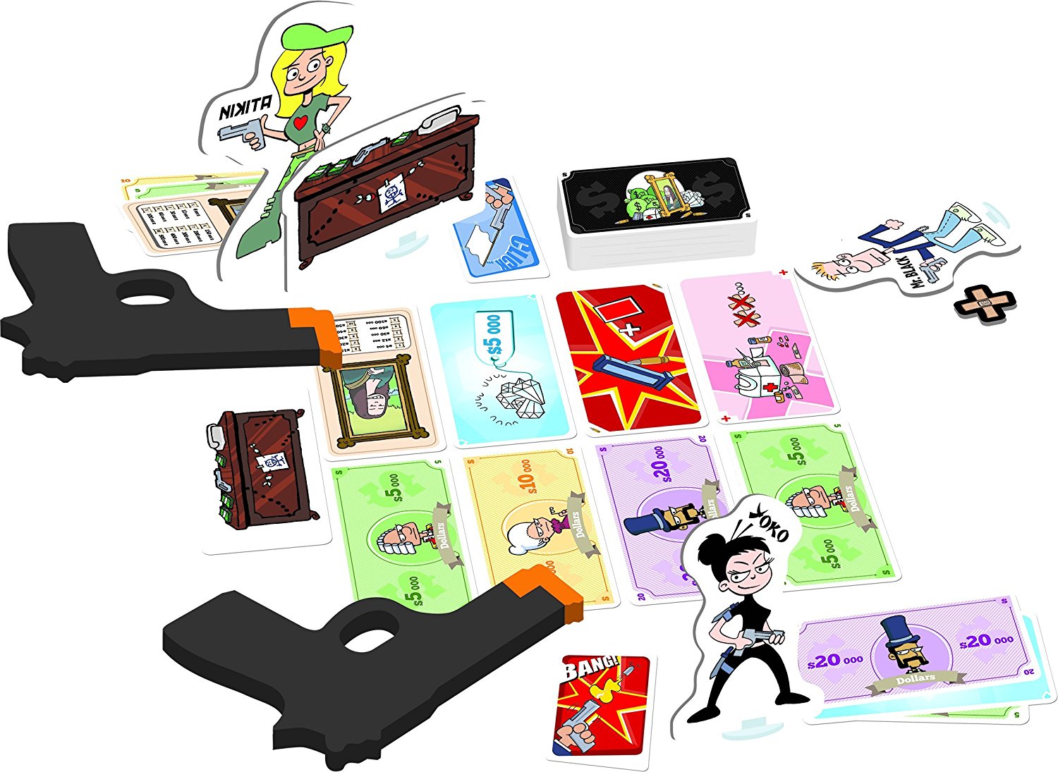 Ca$h 'n Guns - 2nd Edition Card Game Asmodee   