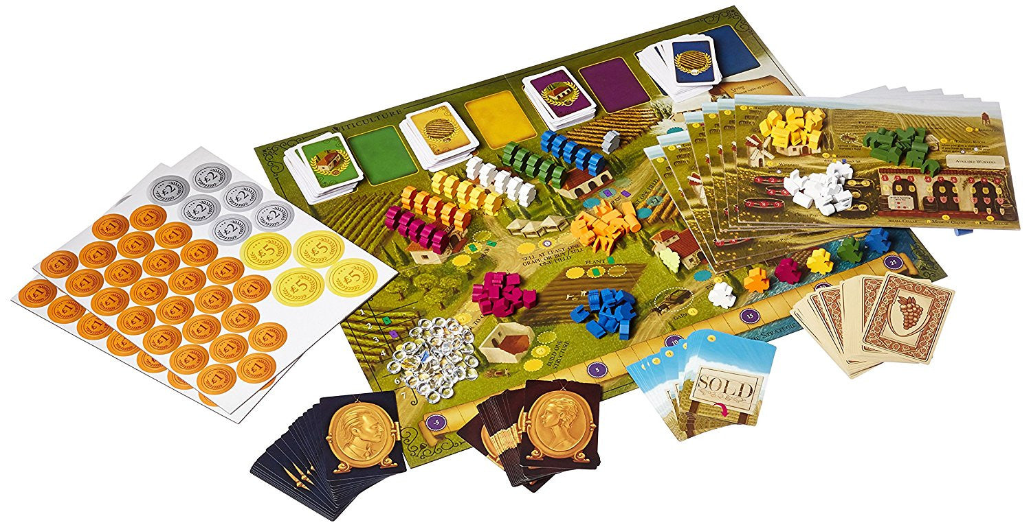 Viticulture - Essential Edition [Board Game, 1-6 Players] Board Game Stonemaier Games   