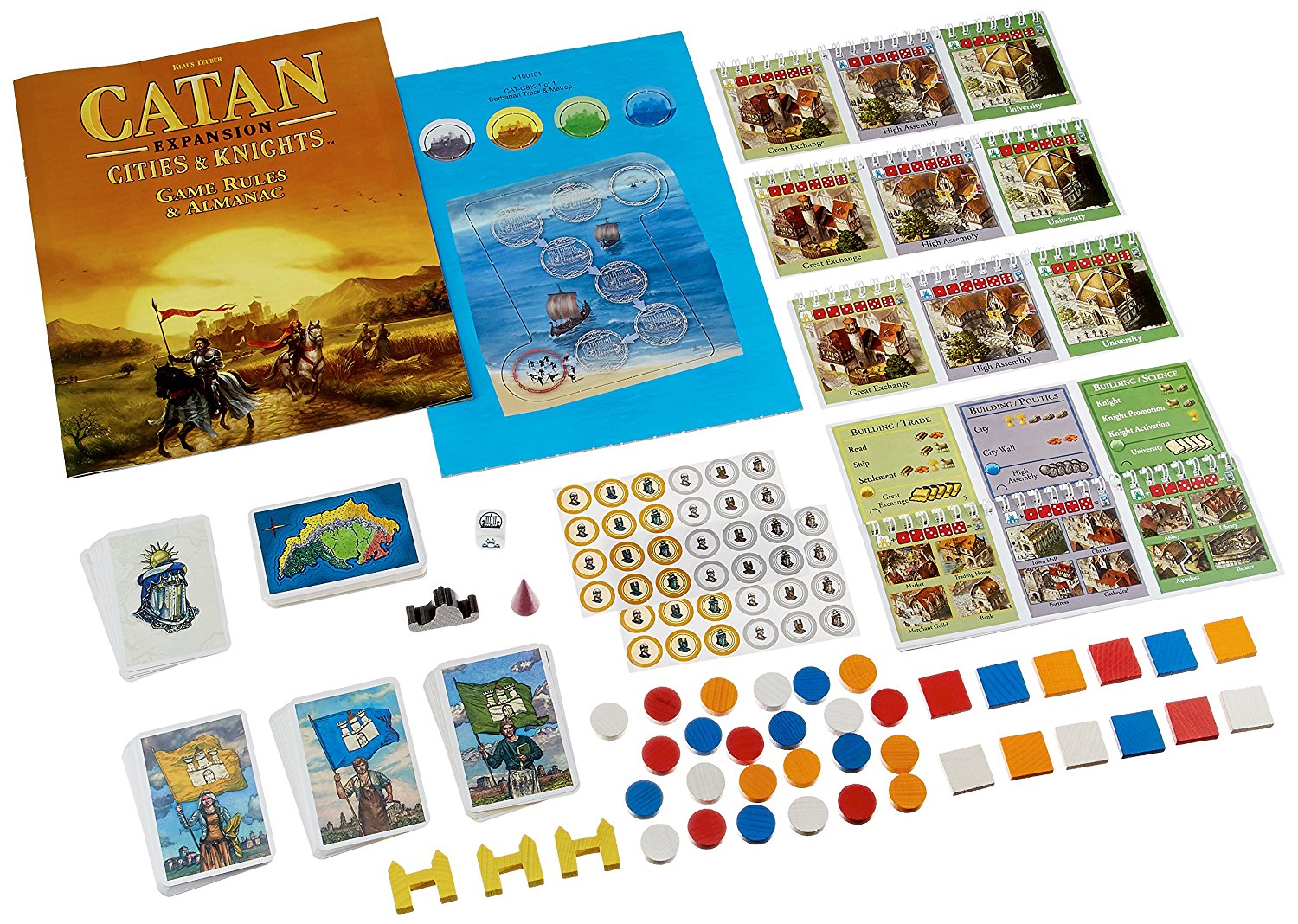 Catan: Cities & Knights Expansion [Board Game, 3-4 Players] Board Game Mayfair Games   