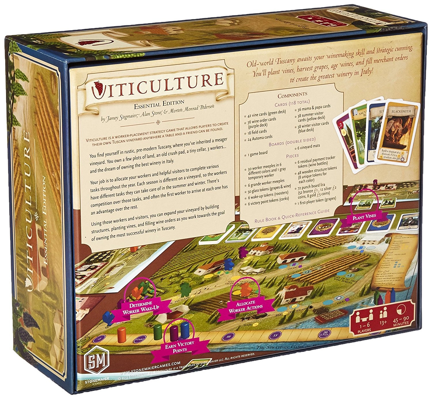 Viticulture - Essential Edition [Board Game, 1-6 Players] Board Game Stonemaier Games   