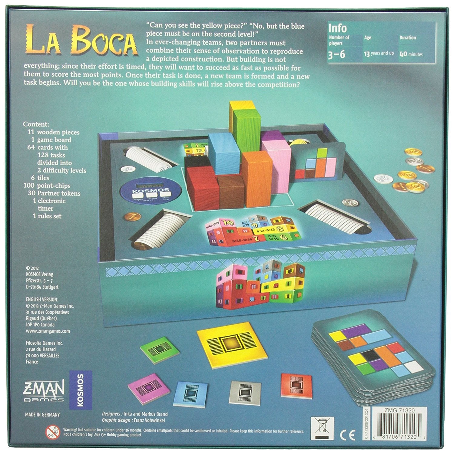 La Boca [Board Game, 3-6 Players] Board Game Asmodee   