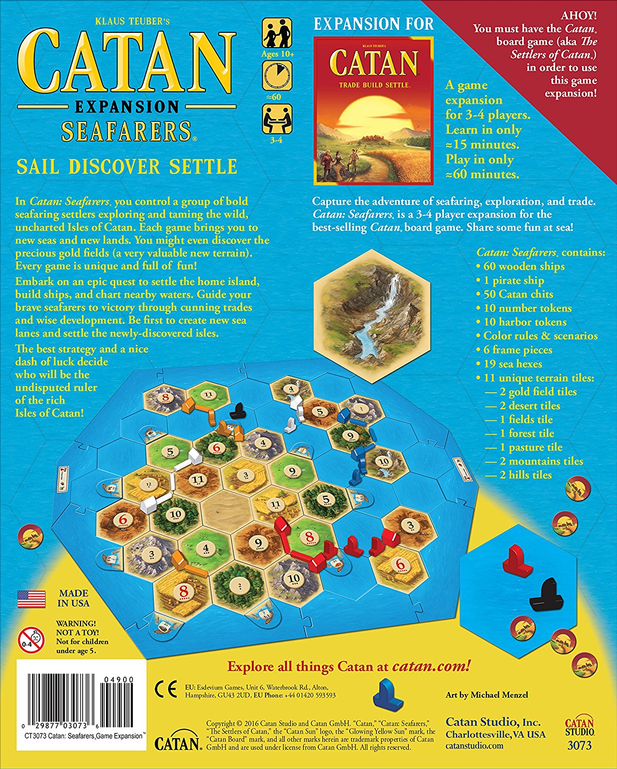 Catan: Seafarers Expansion [Board Game, 3-4 Players] Board Game Mayfair Games   