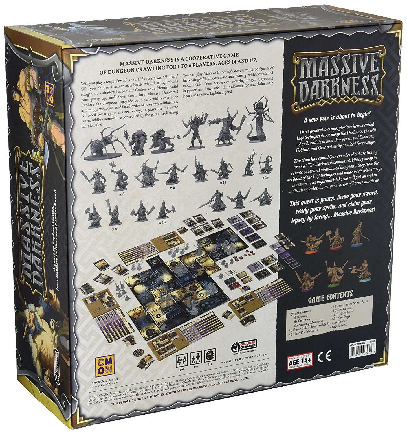 Massive Darkness [Board Game, 1-6 Players] Board Game Asmodee   
