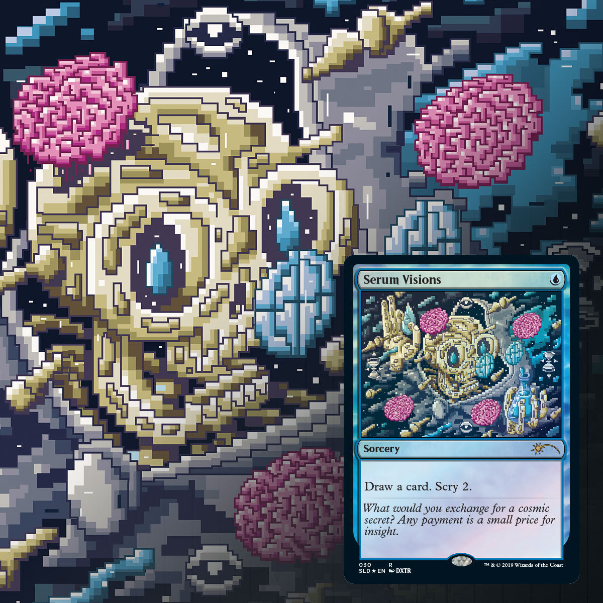 Magic: The Gathering TCG: Secret Lair Seeing Visions (Foil) Card Game Wizards of the Coast
