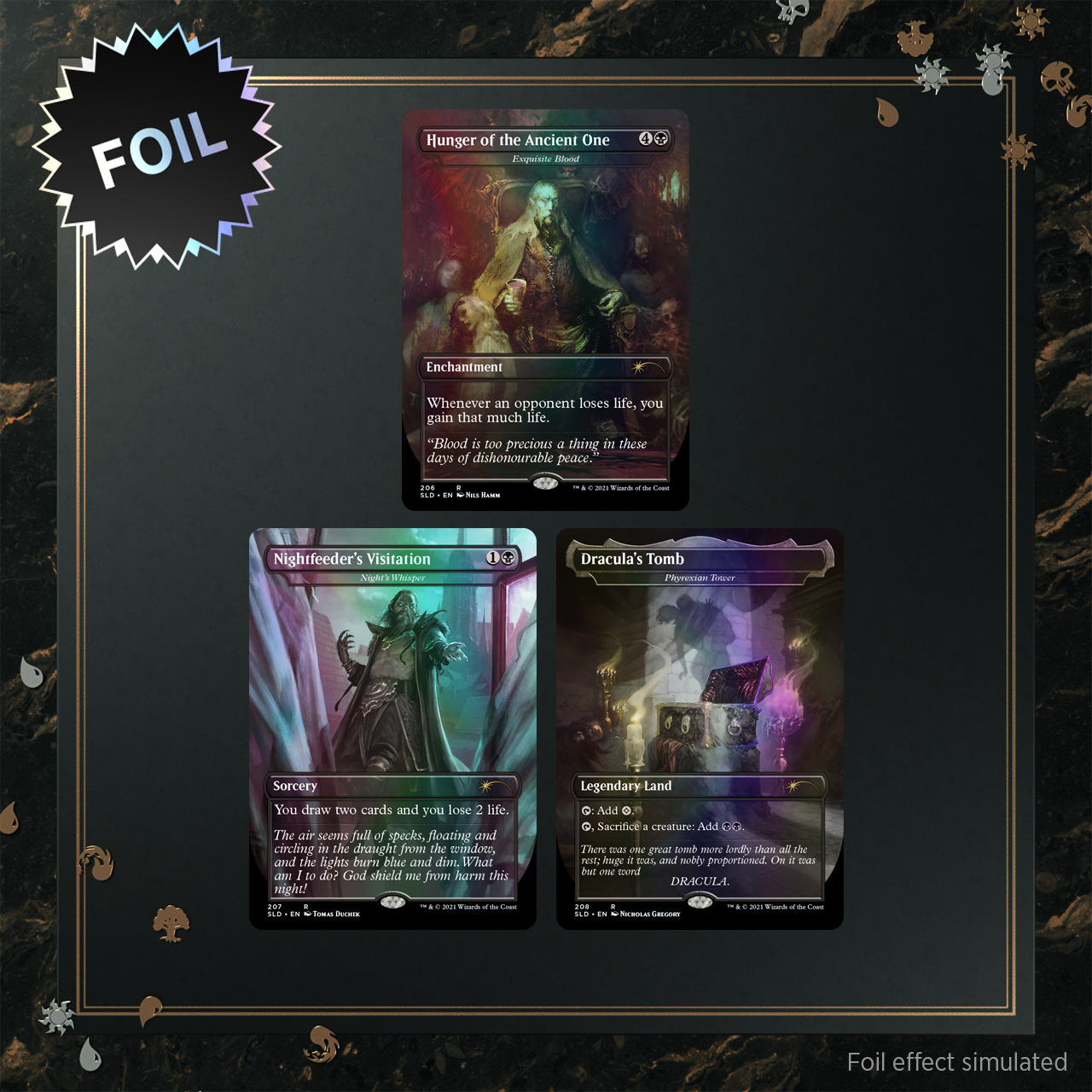 Magic: The Gathering TCG: Secret Lair Welcome to Castle Dracula (Foil) Card Game Wizards of the Coast