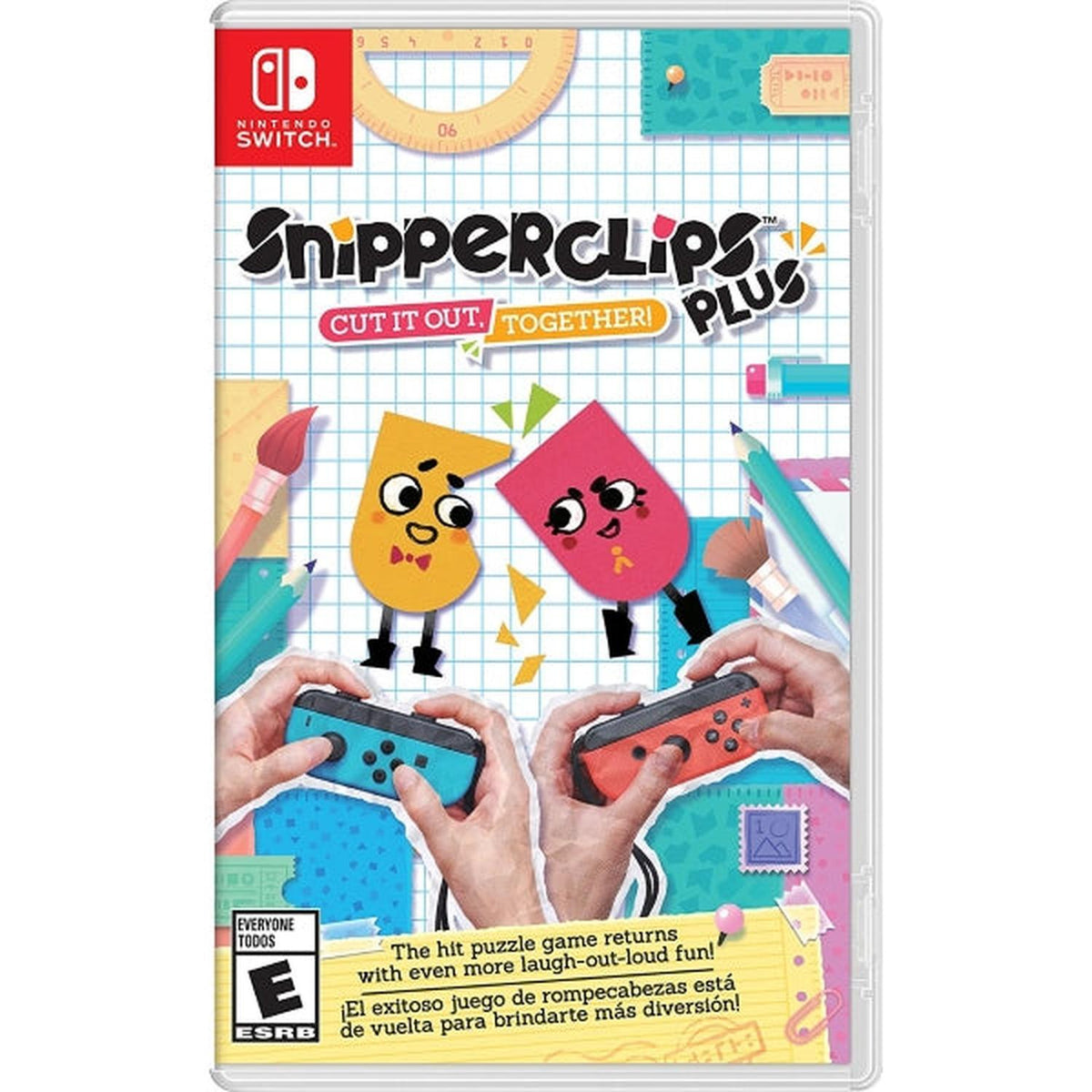 Snipperclips Plus: Cut It Out, Together! [Nintendo Switch] Nintendo Switch Video Game Nintendo   