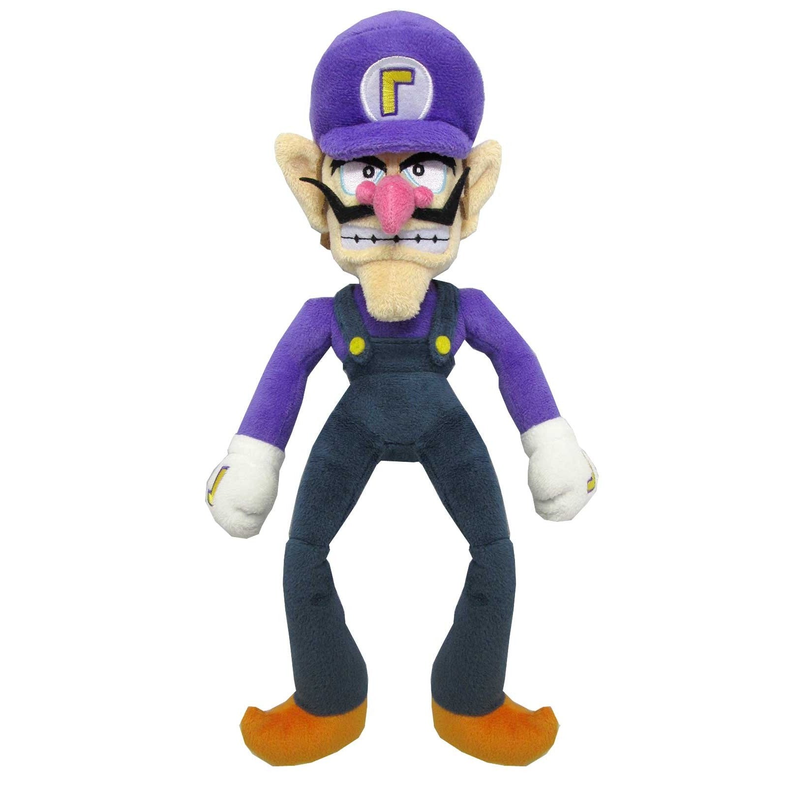 Super Mario All Star Collection Waluigi Plush 13" Plushies Sanei