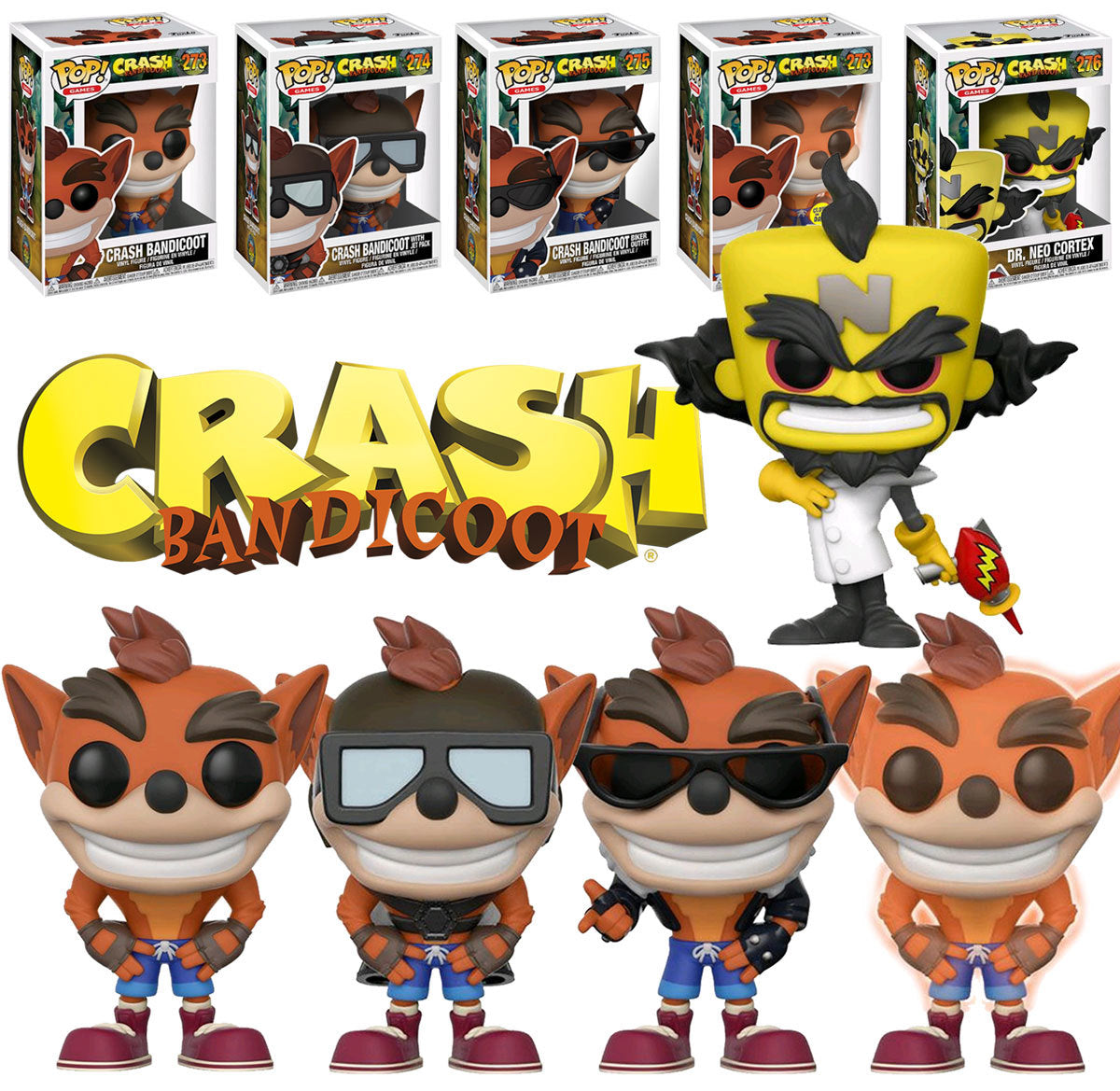 Funko POP! Games - Crash Bandicoot: Crash Bandicoot Vinyl Figure Toys & Games Funko