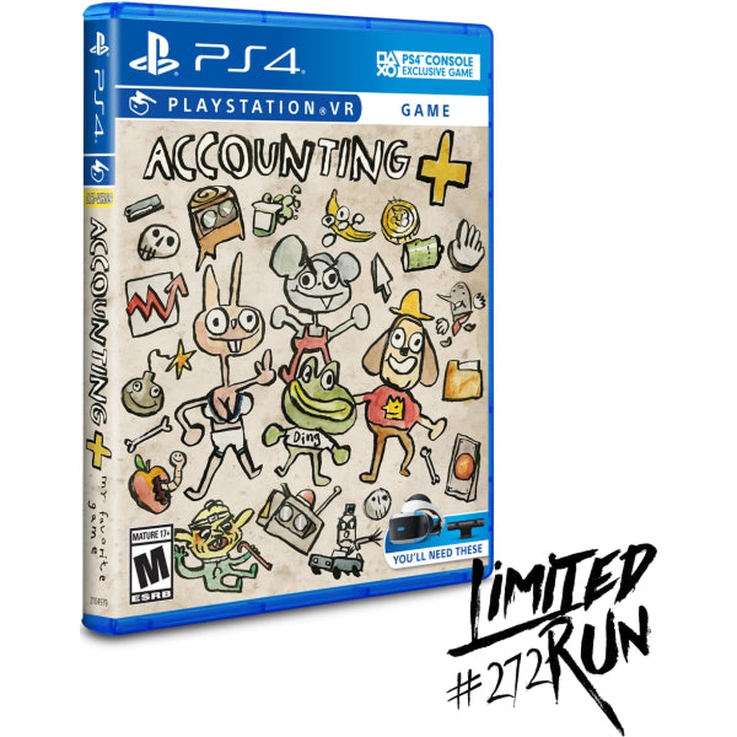 Accounting+ - PSVR - Limited Run #272 [PlayStation 4] PlayStation 4 Video Game Limited Run Games
