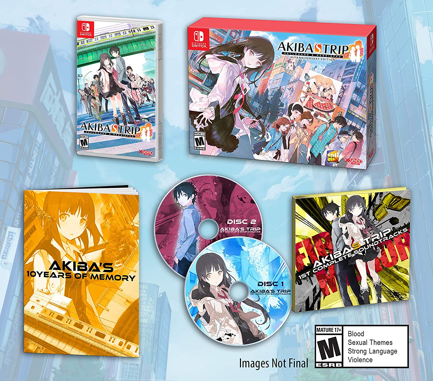 Akiba's Trip: Hellbound & Debriefed - 10th Anniversary Edition [Nintendo Switch] Nintendo Switch Video Game XSEED Games   