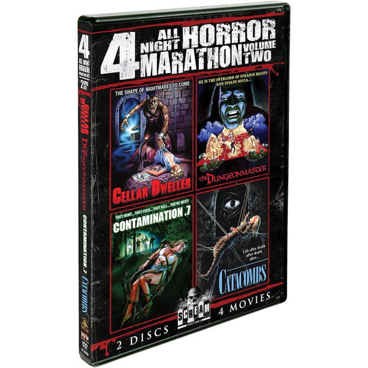 All Night Horror Marathon Volume Two - Cellar Dweller / Catacombs / Dungeonmaster / Contamination [DVD Box Set] DVDs & Blu-Rays Shout Factory   