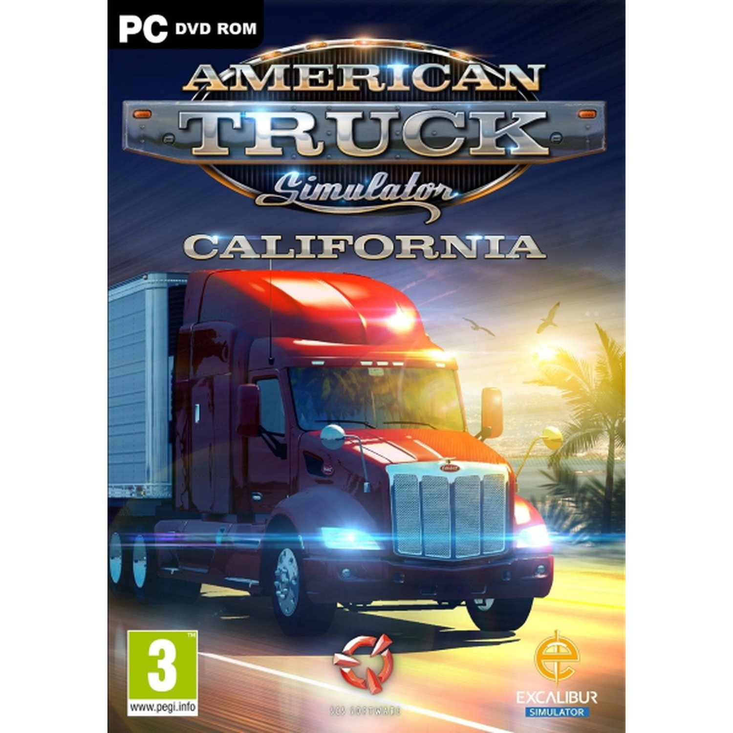 American Truck Simulator: California [PC] PC Video Game SCS Software   