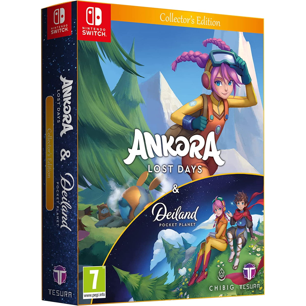 Ankora: Lost Days & Deiland: Pocket Planet - Collector's Edition [Nintendo Switch] Nintendo Switch Video Game Tesura Games   