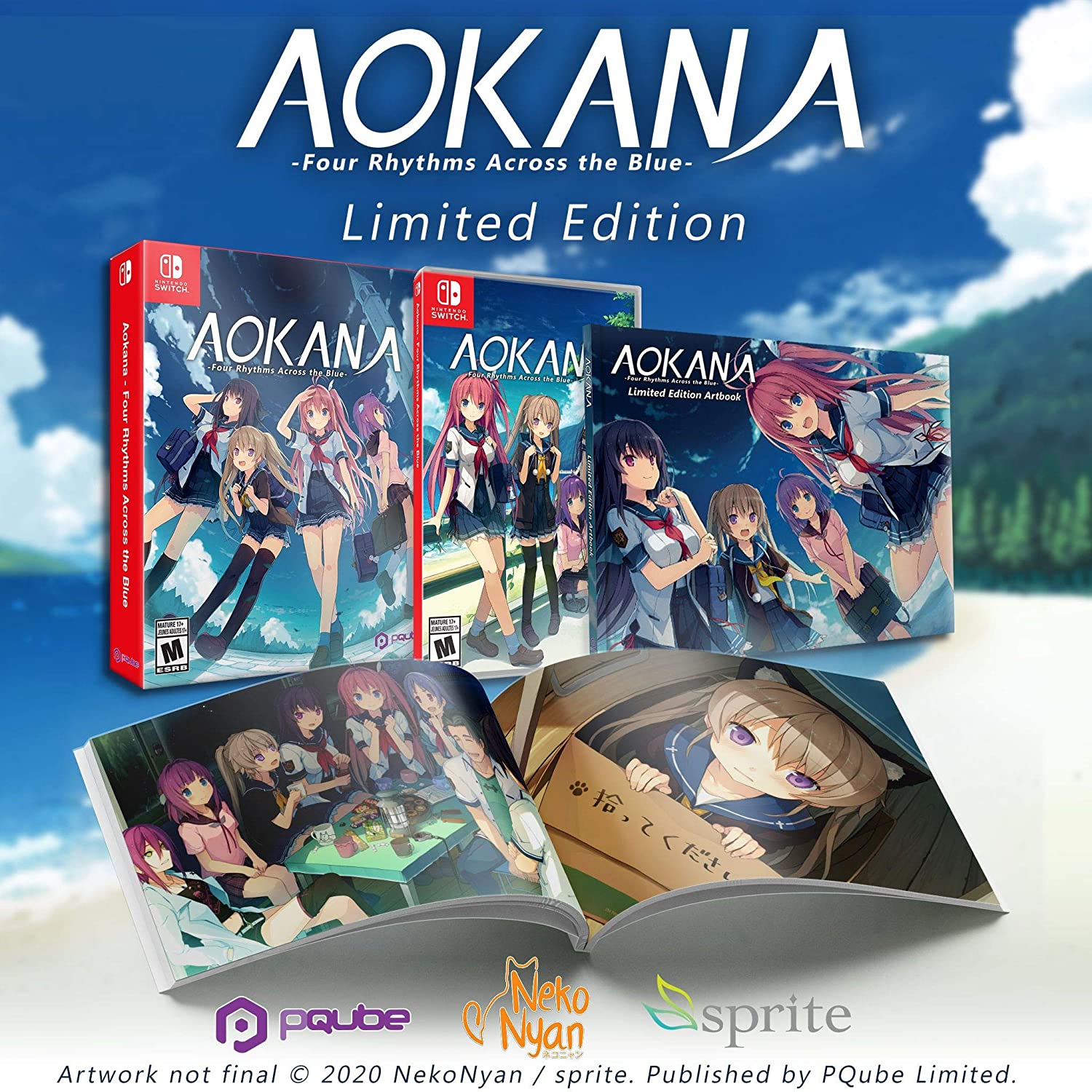 Aokana - Four Rhythms Across the Blue - Limited Edition [Nintendo Switch] Nintendo Switch Video Game PQube   