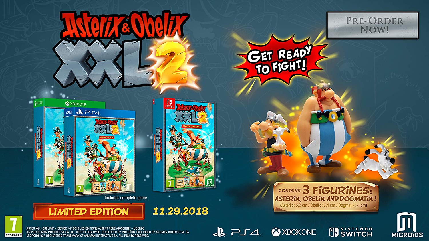 Asterix & Obelix XXL 2 - Limited Edition [Nintendo Switch] Nintendo Switch Video Game Maximum Games   