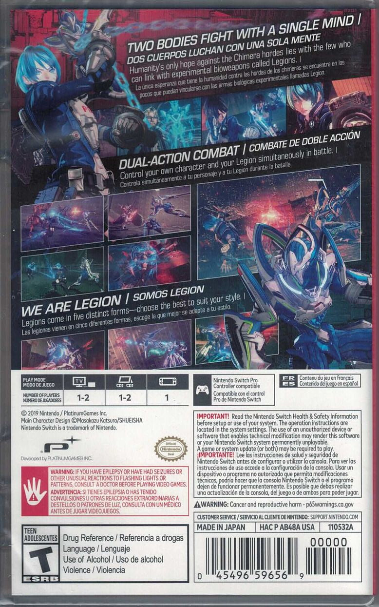 Astral Chain [Nintendo Switch] Nintendo Switch Video Game Platinum Games   