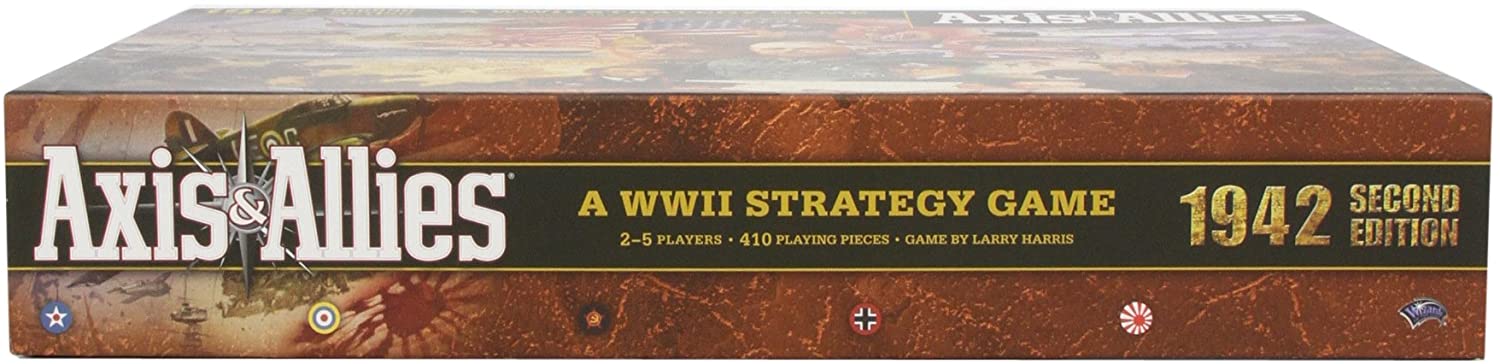 Axis & Allies 1942 - Second Edition [Board Game, 2-5 Players] Board Game Avalon Hill Games   
