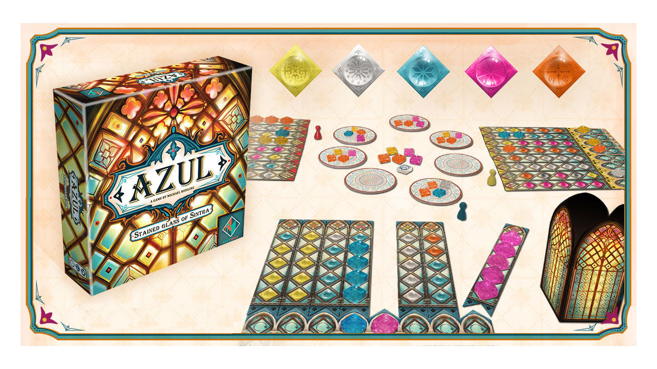 Azul: Stained Glass of Sintra [Board Game, 2-4 Players] Board Game Asmodee   