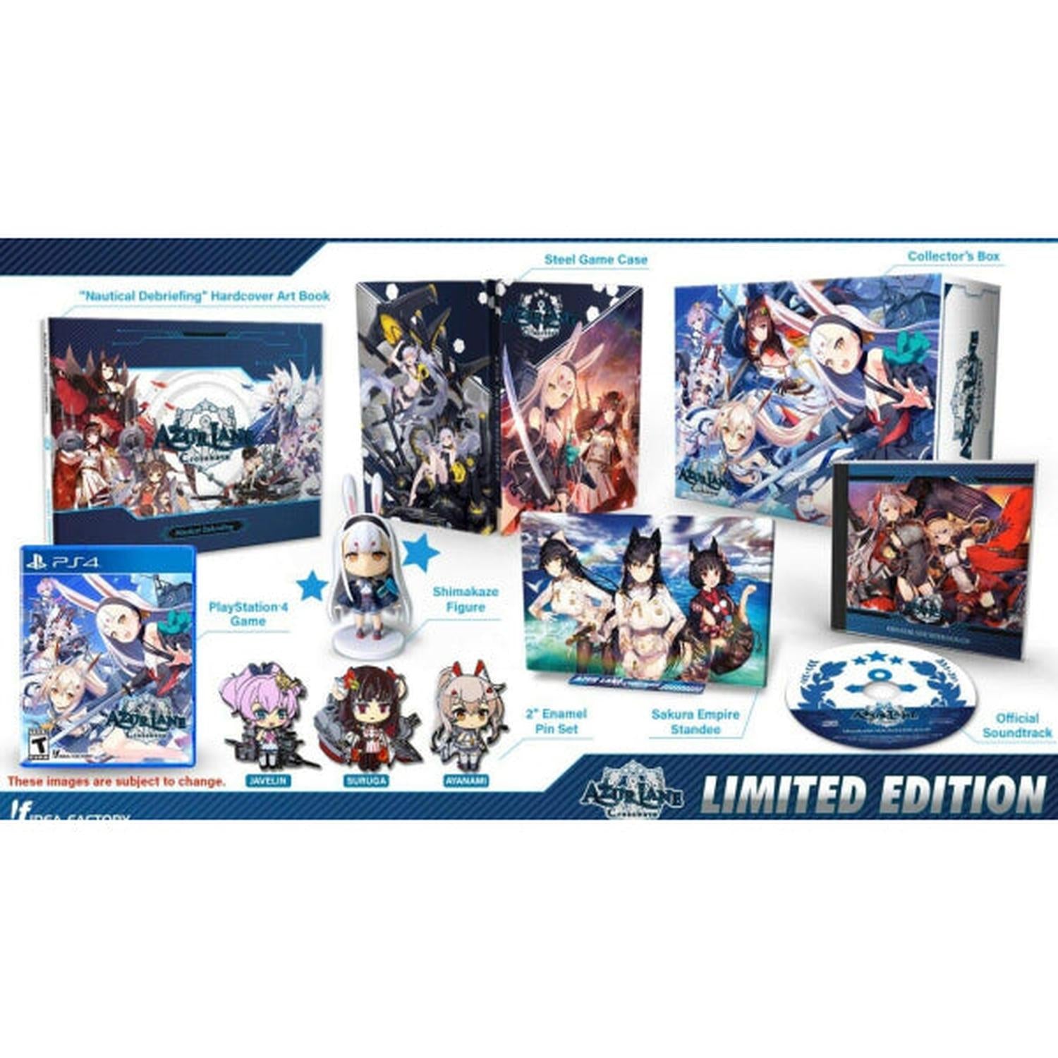 Azur Lane: Crosswave - Limited Edition [PlayStation 4] PlayStation 4 Video Game Idea Factory