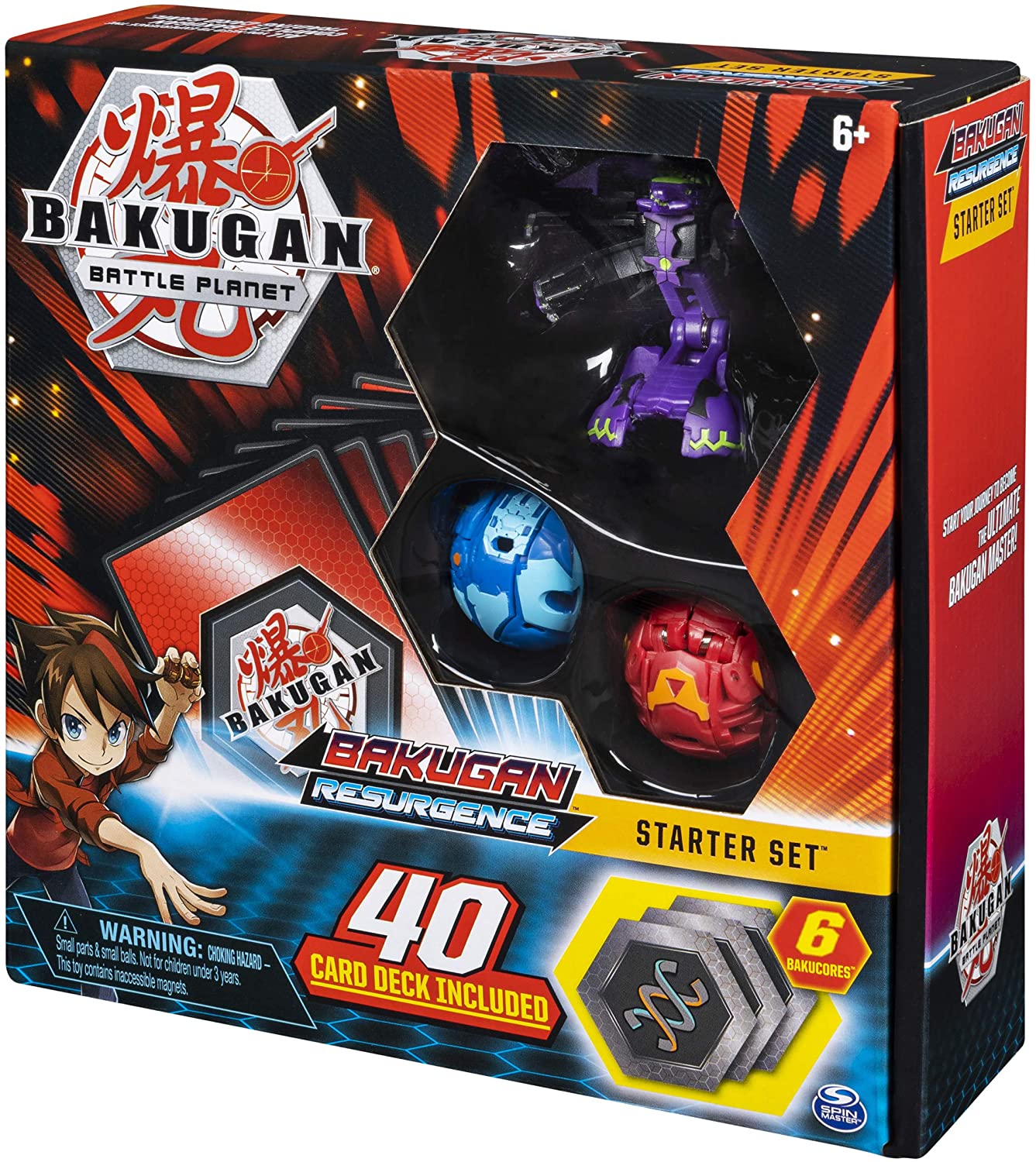 Bakugan TCG: Battle Brawlers Starter Set with Transforming Creatures - Darkus Hydranoid Card Game Spin Master   
