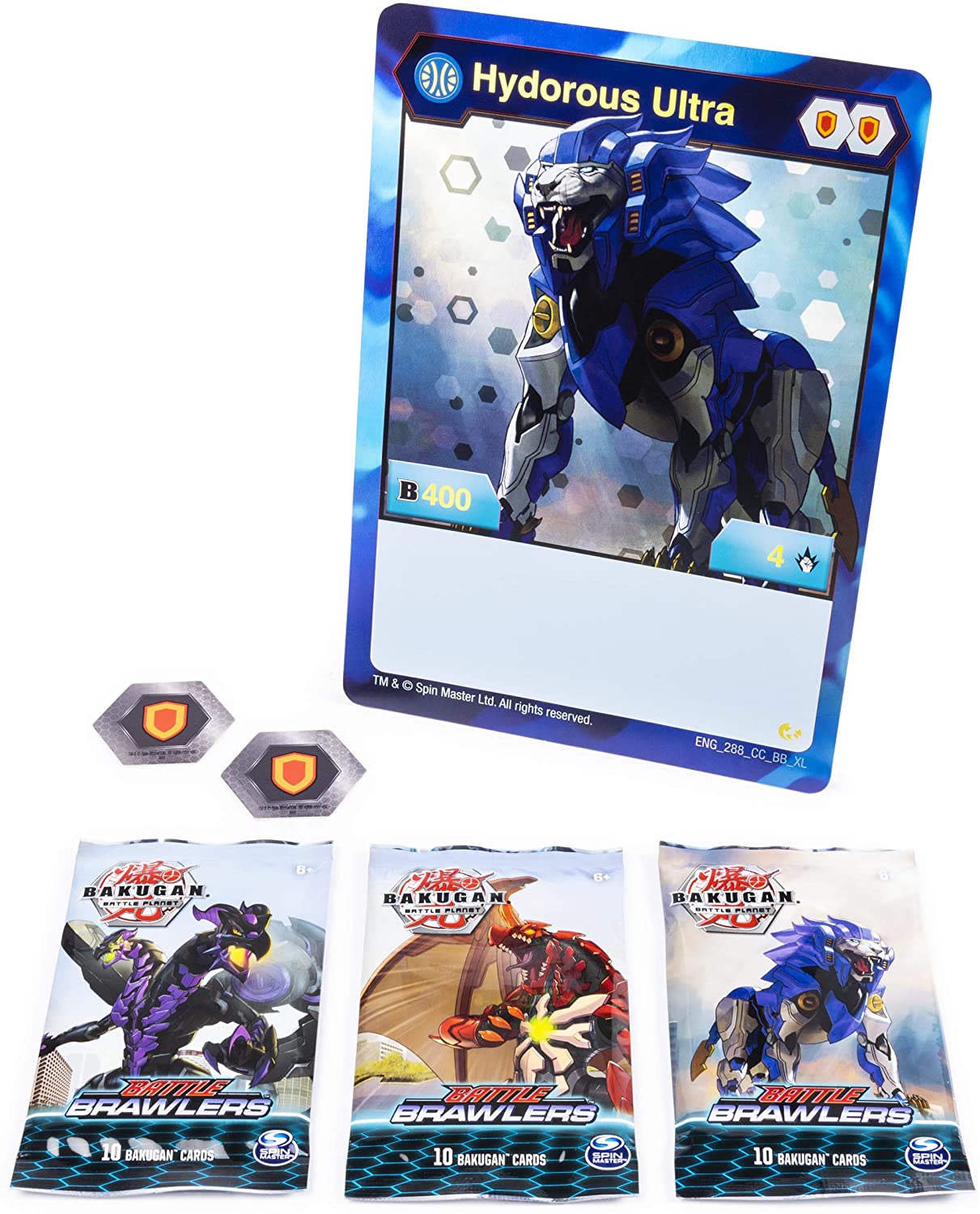 Bakugan TCG: Deluxe Battle Brawlers Card Collection with Jumbo Foil Hydorous Ultra Card Card Game Spin Master   
