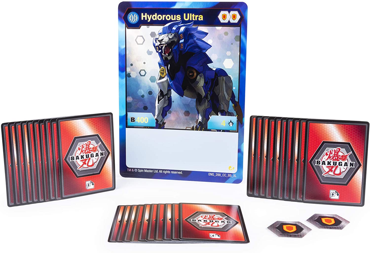 Bakugan TCG: Deluxe Battle Brawlers Card Collection with Jumbo Foil Hydorous Ultra Card Card Game Spin Master   