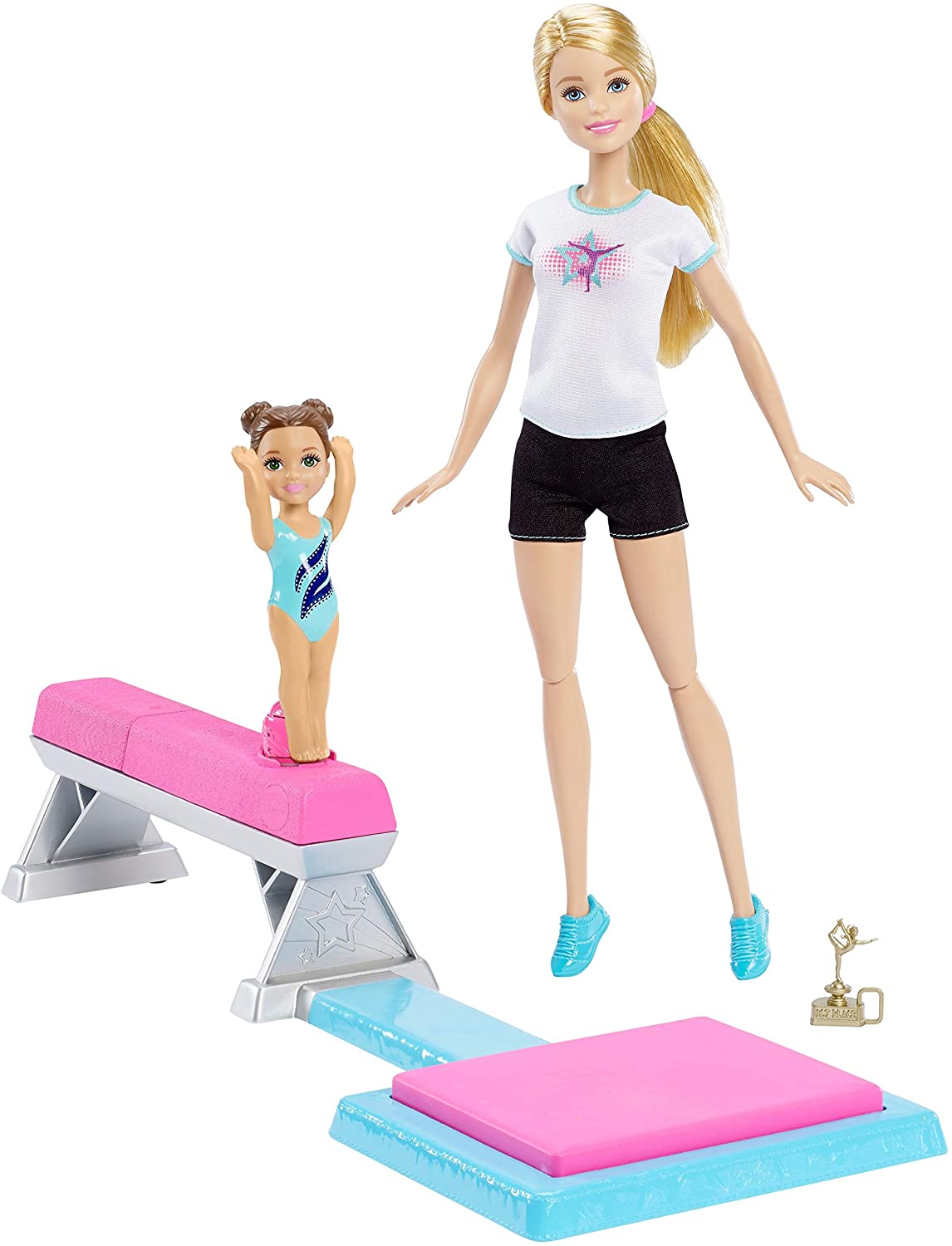 Barbie Flippin Fun Gymnast Playset Toys & Games Mattel