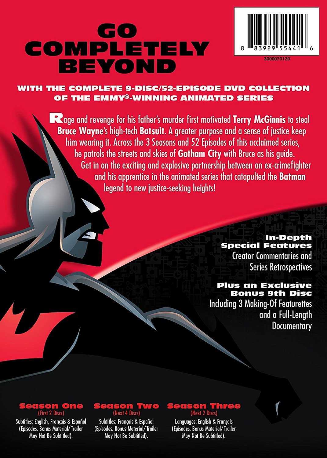 Batman Beyond: The Complete Series - Seasons 1-3 [DVD Box Set] DVDs & Blu-Rays Warner Bros.   