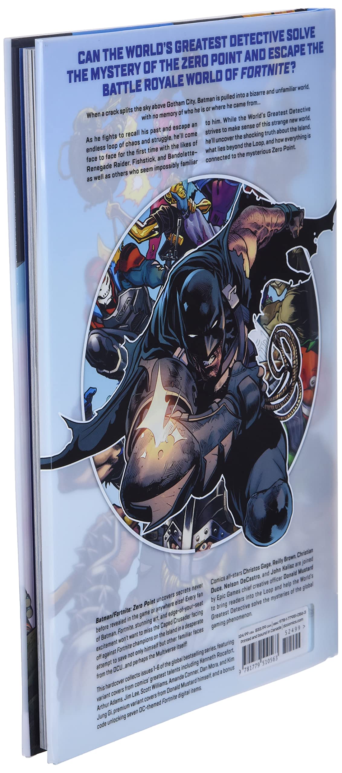 Batman Fortnite: Zero Point - Includes 7 DC-Themed Fortnite Digital Items [Hardcover Book] Book DC Comics   