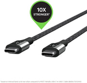 Belkin MIXIT DuraTek Kevlar 4' USB-C to USB-C Cable - Black [Electronics] Electronics Belkin   