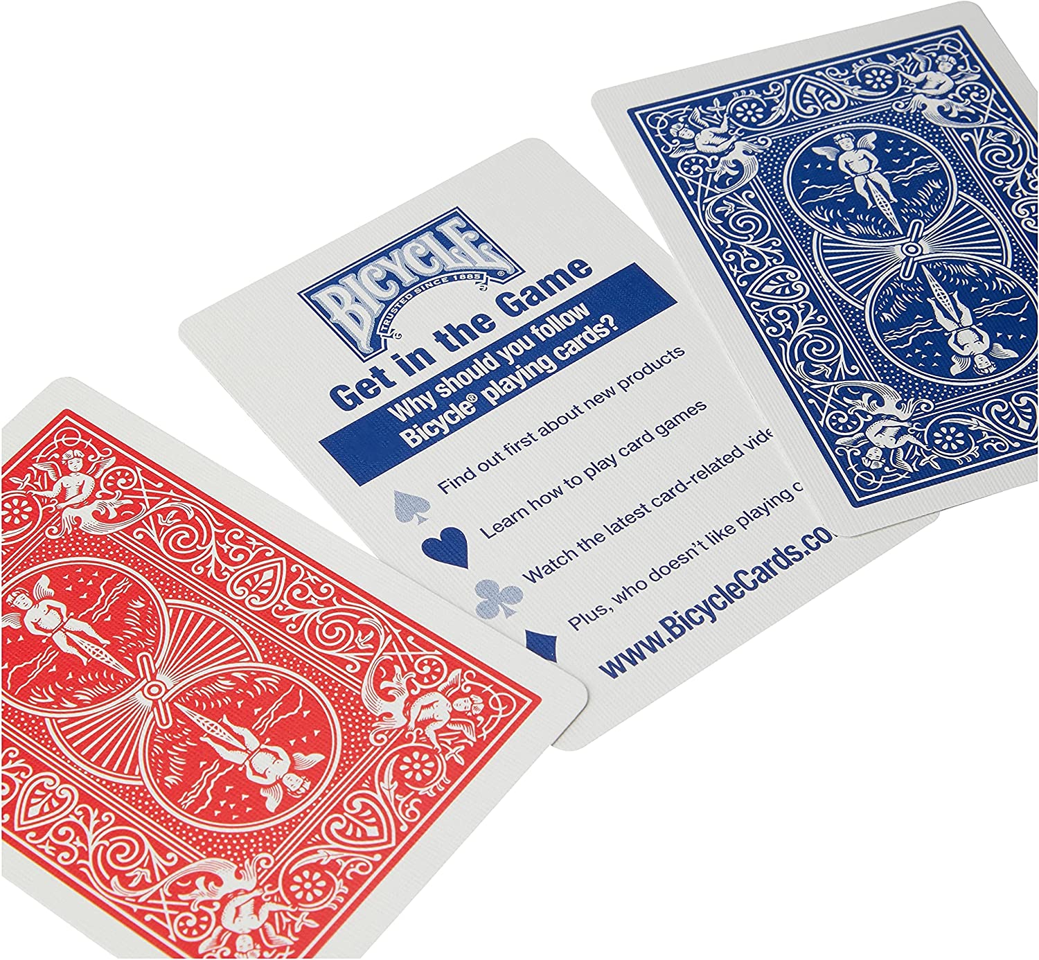 Bicycle Poker Size Standard Playing Cards - 1 Deck Card Game Bicycle   