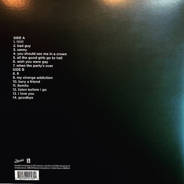 Billie Eilish - When We All Fall Asleep, Where Do We Go? - Target Exclusive Glow in the Dark Vinyl [Audio Vinyl] Audio CD/Vinyl Interscope Records   