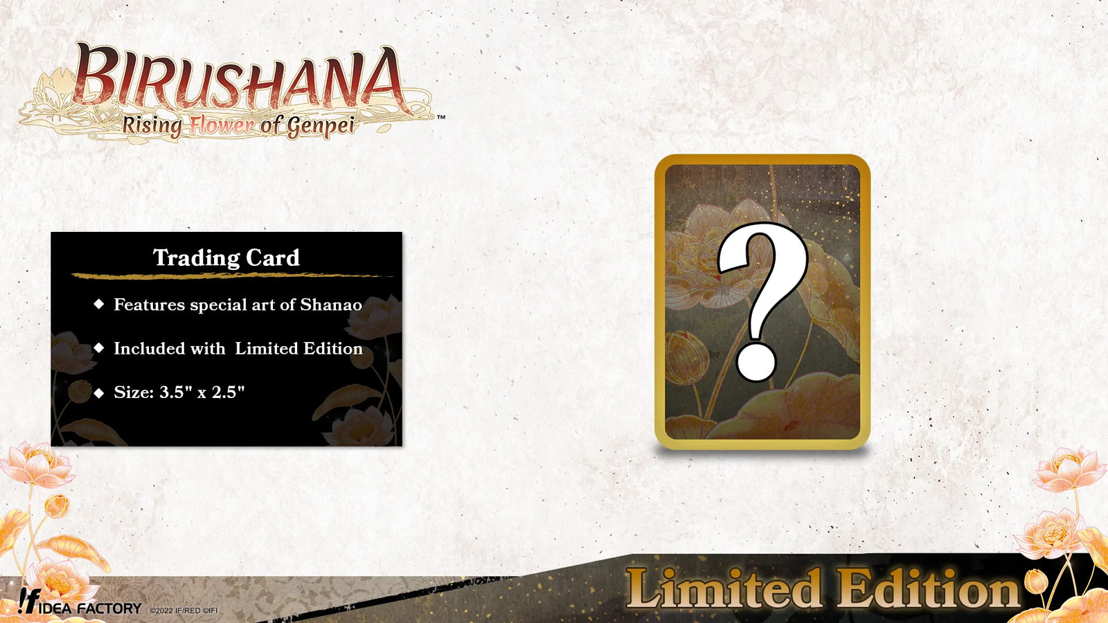 Birushana: Rising Flower of Genpei - Limited Edition [Nintendo Switch] Nintendo Switch Video Game Idea Factory   