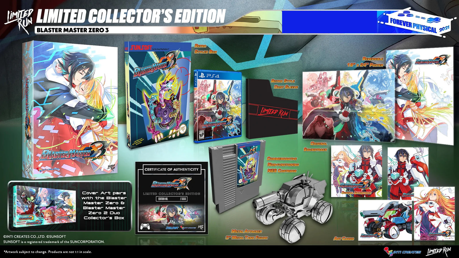 Blaster Master Zero III - Collector's Edition - Limited Run #406 [PlayStation 4] PlayStation 4 Video Game Limited Run Games   