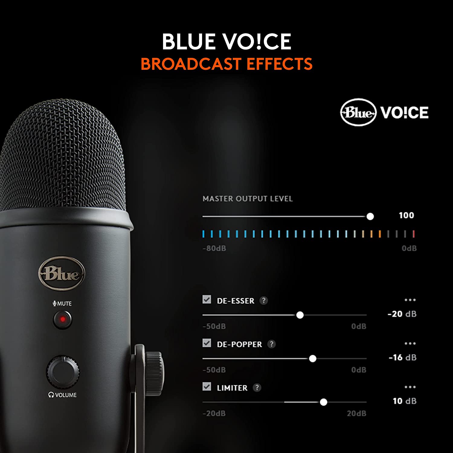 Blue Yeti USB Microphone - Blackout [Electronics] Electronics Logitech   