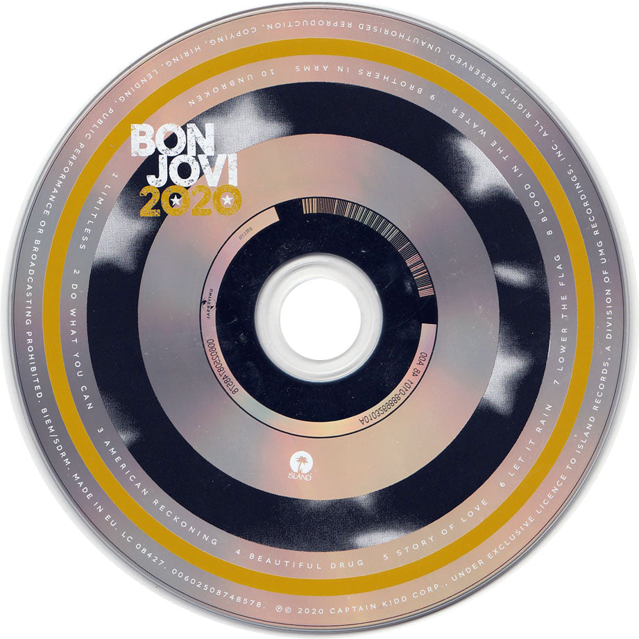 Bon Jovi - 2020 [Audio CD] Audio CD/Vinyl Island Records   